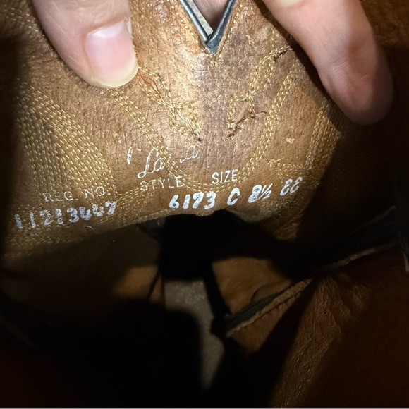 Tony Lama Men's Tan and Black Western Boots - Picture 13 of 14